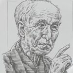 1885-1977を生きた岐阜県出身の近代日本を代表する日本画家。代表作のひとつ「洞窟の頼朝」は日本画家として復活を遂げた作品。