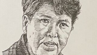 【真作】絵画　田辺満智子　日本画6号　らべんだー　紫の幻想　繊細な筆致　W31 真作】絵画 田辺満智子 日本画6号 らべんだー 紫の
