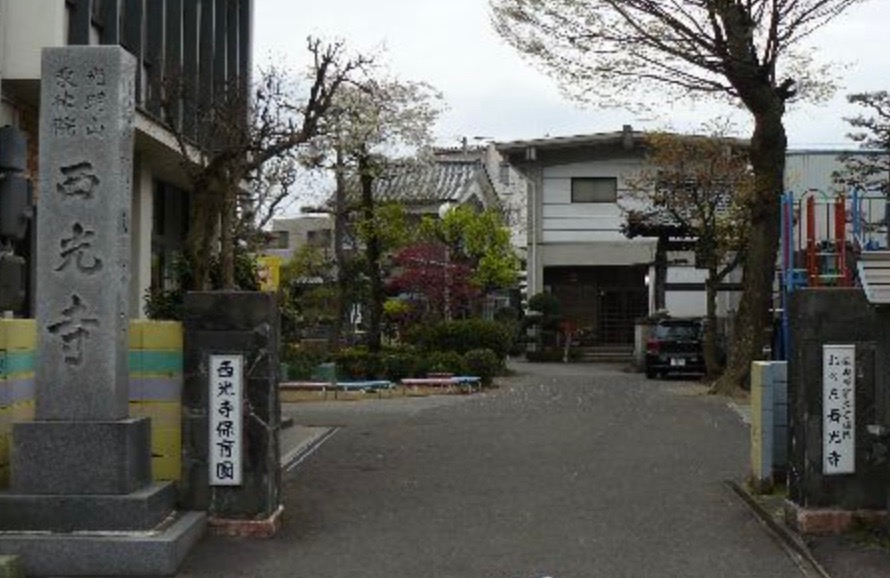西光寺の境内には柴田勝家・お市の方の墓碑(慶長年間:1596~1615年、山中山代の守長俊が建立)や勝家愛用の梅、北ノ庄城礎石など柴田家、朝倉家縁の遺品を数多く所有しています。
