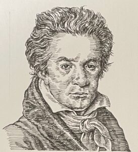 1770-1827を生きた作曲家は交響曲，協奏曲，室内楽曲，ピアノ曲，声楽曲など，あらゆるジャンルにわたり作品を手がけた。ドイツ3B（ドイツを代表する大作曲家「バッハ」「ブラームス」そして「ベートーベン」）の一人。