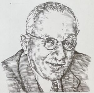 1881-1965を生きた化学者は、それまで低分子が会合（ミセル）状態と考えられていた澱粉を使って、一つの巨大な分子（高分子・ポリマー）であることを証明した。その結果1953年ノーベル化学賞を受賞。