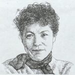 1909-2012を生きた彫刻家。現、女子美術大学卒業後松竹映画株式会社を経て35歳のとき美術教師と同時に彫刻を始めた。83歳初個展「愛と祈りのかたち」そして日本彫刻界最年長女性として迎えた94歳時に彫刻展「94歳の提言」をひらいた。