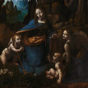 THE NATIONAL GALLERY ９号室に展示されているThe Virgin of the Rocks