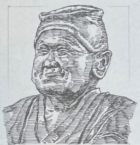 1716-1784を生きた俳諧の連歌師は、松永貞徳を祖とする俳諧流派・貞門を学び、敬う松尾芭蕉によって芸術性の高められた俳諧の連歌は当時下れていたことを危惧し、修行のため行脚生活を始め、その復興に生涯をそそぐ。芭蕉が確立した蕉風回帰を目指して、「俗を用いて俗を離れ、俗を離れて俗を用いる」という離俗論を取り入れた作風を確立した。この時期の元号が天明であったので天明調と言われている。