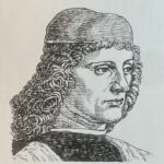 1466-1532を生きた音楽家はリローネ(弦14本のヨーロッパ古楽器)の発明者。レオナルドダビンチを師と仰ぎ、リュート(有棹撥弦楽器)のスペシャリストとして活躍。またその歌声はルネッサンス期最高の歌唱力と称された。 20世紀に入りレオナルドの描いた肖像画(Portrait of a Musician)はミリオロッティとされています。