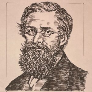 1823-1913を生きた自然史をライフワークとした博物学者。調査地としてアマゾン、マレーと渡り標本収集にあたり、生物地理学を唱える。またC.R.ダーウィンの友人であり、共に進化論として自然選択(淘汰)、分岐進化を発表。ダーウィンと並びその功績を残す。
