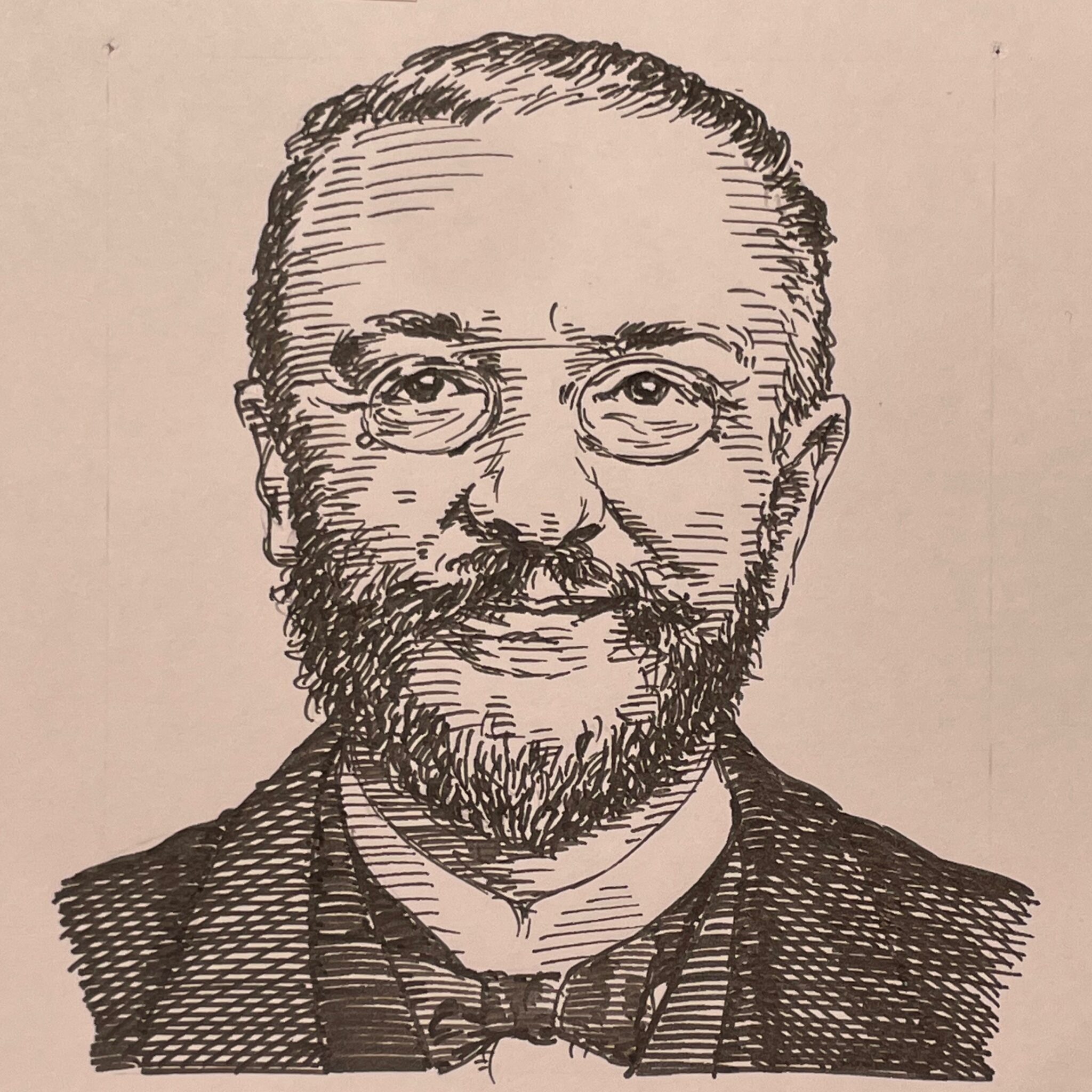 アルフレッド・ビネー Alfred Binet | フリーイラストポートレートと歴史の停車場いらすとすてーしょん