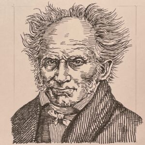 1788-1860を生きた哲学者。人間の行動や社会を理解するためには「意志」という根本的な力に注目し、意志が人間の欲望や衝動、生命のエネルギーにつながると説く。その哲学は思想家ニーチェや作曲家ワーグナーに影響を与えた。