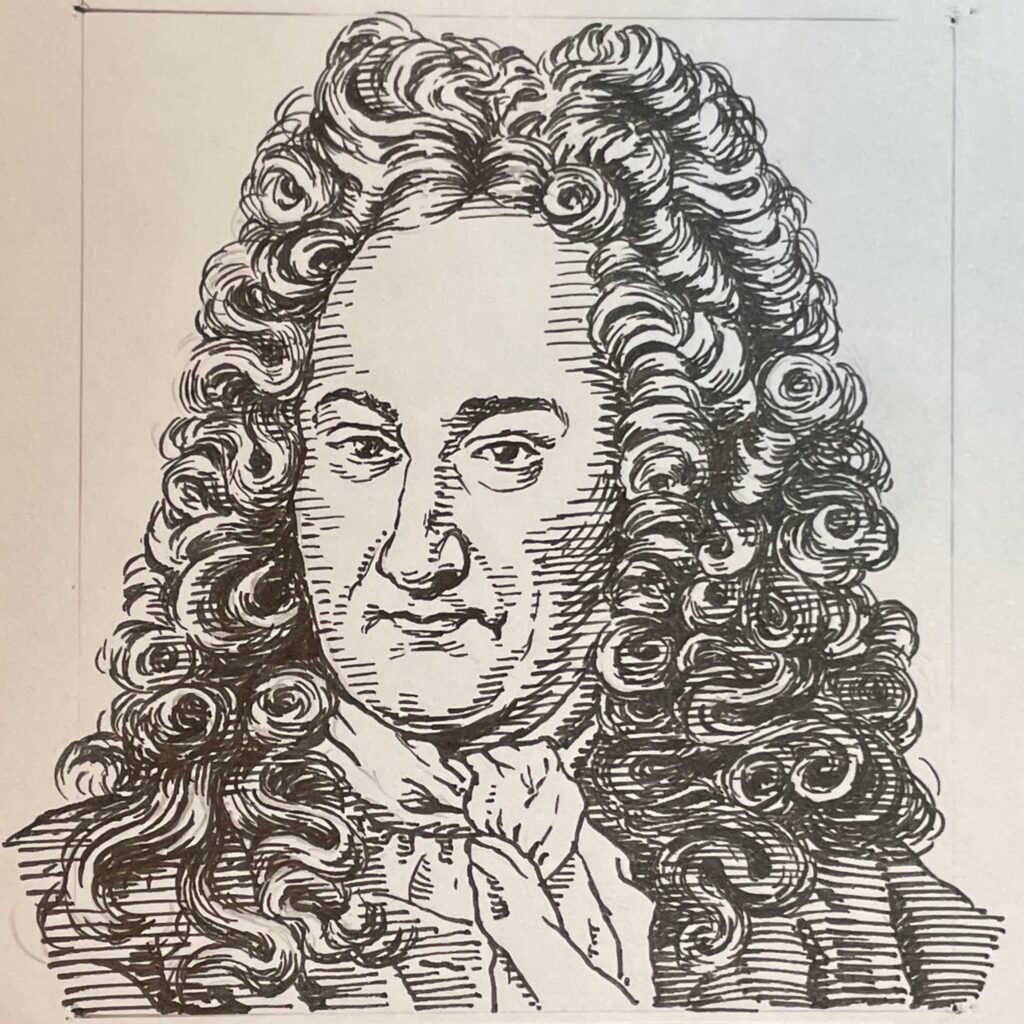 1646-1716を生きた数学者であり哲学者。変化する量や曲線の面積を計算する微積分を独自に解明。それと同時期に微積分学を発見していたアイザック・ニュートンと共に微積分学の共同創始者と称されている。また著書Monadologyにて Monadという概念を提唱し哲学分野でも大きな影響を与えた。