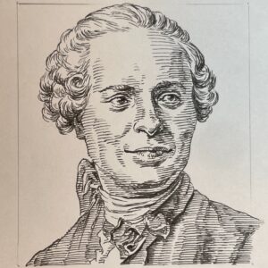 1717-1783を生きた数学者であり物理学、哲学者。ダランベールの微分方程式や、ダランベールの波動方程式を見出す。また18世紀フランスで編纂された大規模な百科事典「百科全書Encyclopédie」の編集者でもあり、フランスにおける科学史に影響を与えた一人と称されている。