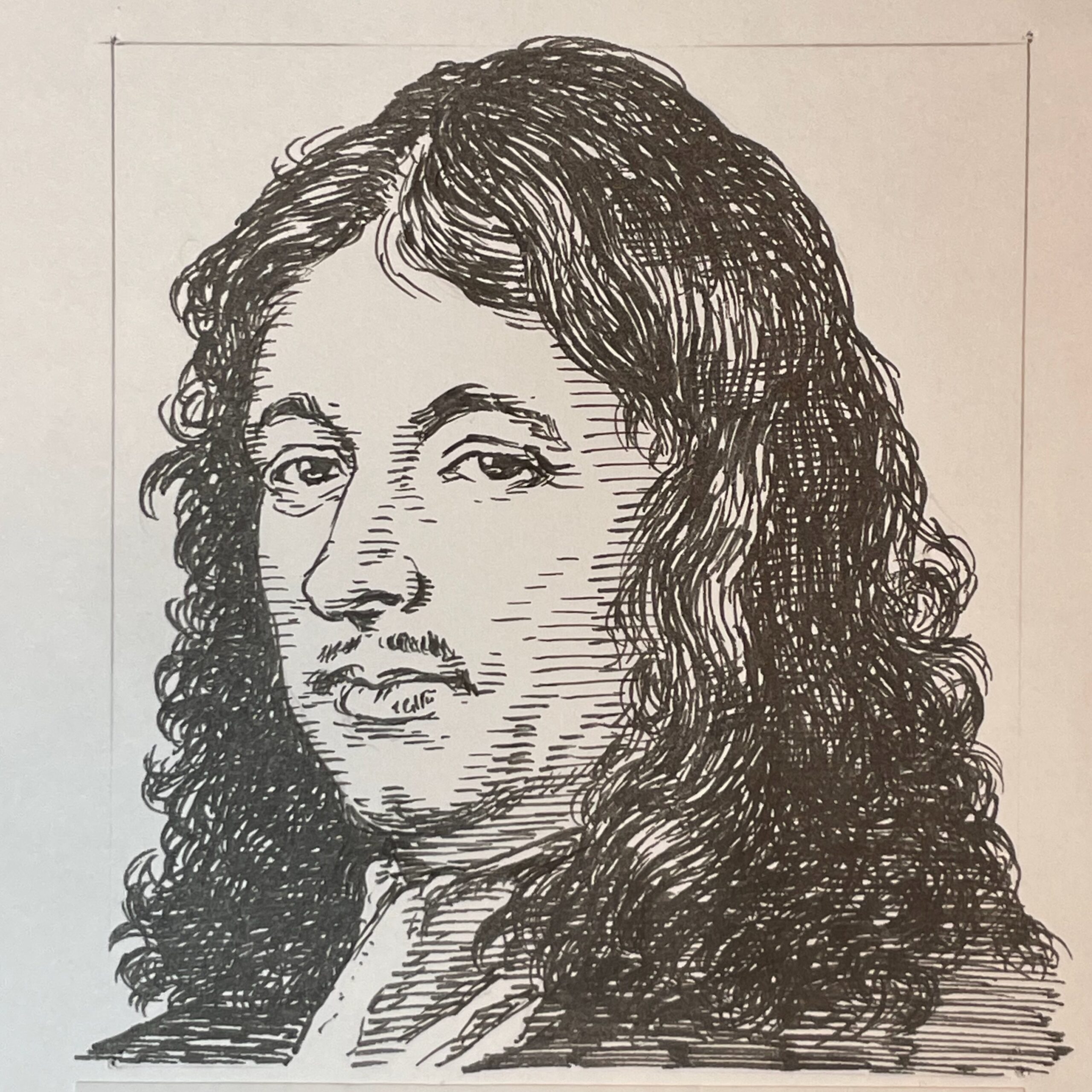 ピエール・ド・フェルマー Pierre De Fermat フリーイラストポートレートと歴史の停車場いらすとすてーしょん