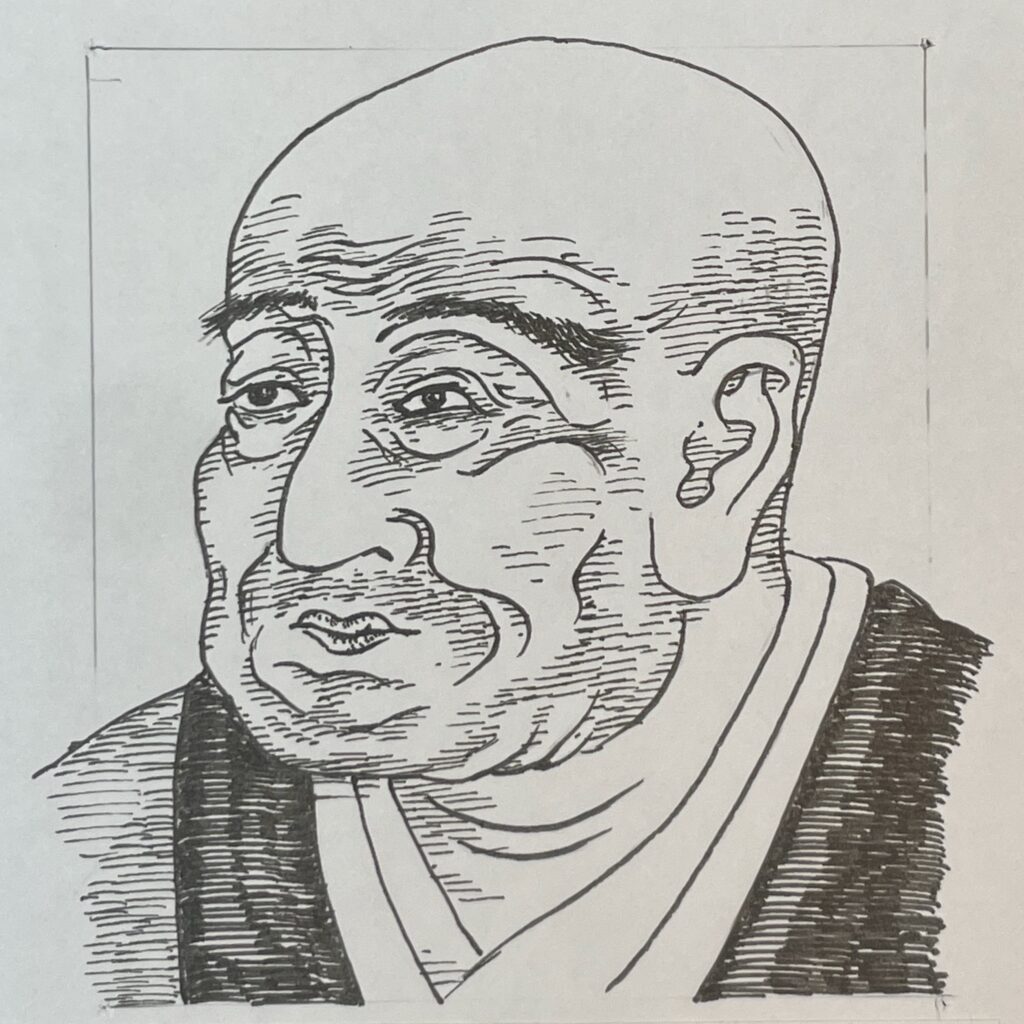 1559-1635を生きた武士から転身した絵師。豊臣秀吉に仕え、狩野永徳門下に入り高弟として師の筆を受け継ぎ狩野派の後継者として活躍。徳川政権に入り不遇な時を過ごすも、宗家は江戸に移り京に残った山楽は京狩野の祖となる。