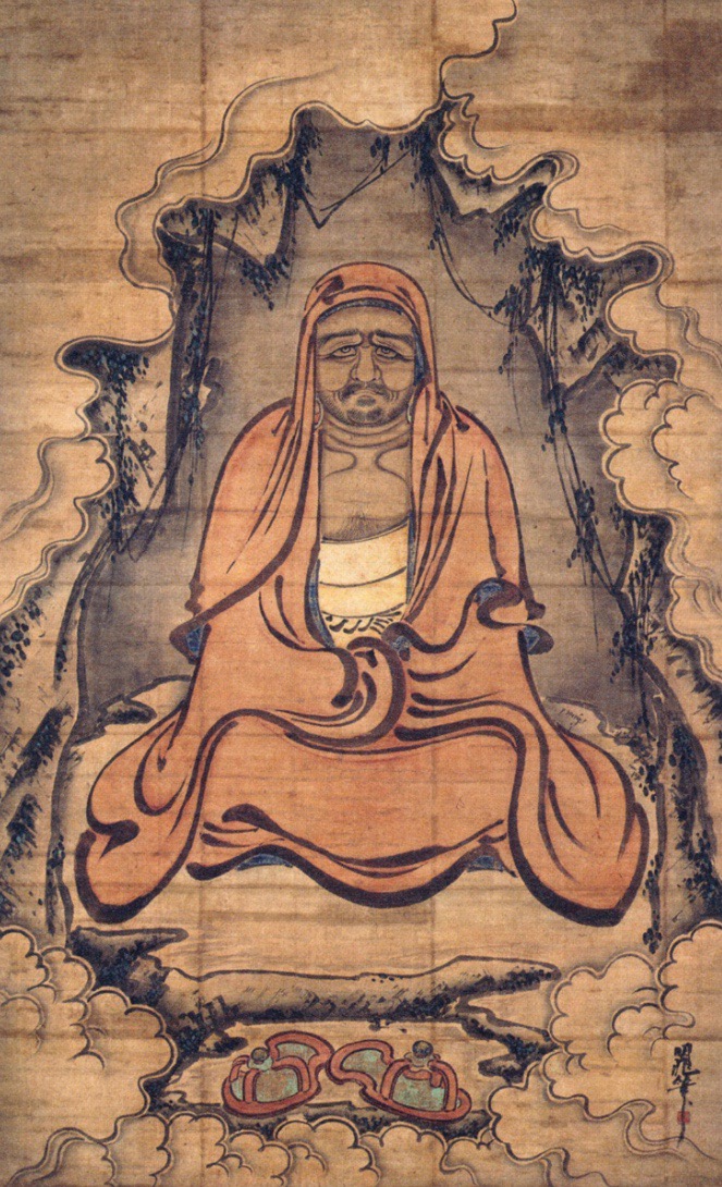 【画家の部屋|吉山明兆】日本における自画像の祖? - フリーイラストポートレートと歴史の停車場いらすとすてーしょん