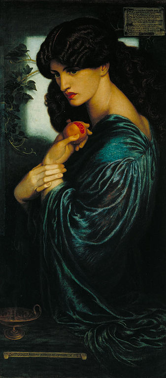 Tate Britain所蔵1874年の作品。ローマの女神プロセルピナを描いた。この作品に宗教的な意味は見出せず、そしてその美しさが際立つ作品に仕上がっている。