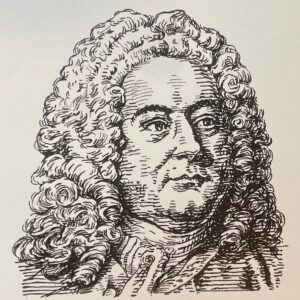 1685-1759を生きた作曲家。父の目を盗んで音楽を学び、オルガニストとしてその才能を開花させ、オペラに関心をもつ。その後イタリアでさらに才能を深化させ、後のジョージ1世のカペルマイスターとなり、生涯英国音楽、とくにオラトリオで活躍した。そのジョージ1世の特注により作曲したWater Musicは西洋音楽で人気の高い音楽を寄せ集めテムズ川をヘンデル色で染め上げる成功を収めた作品となった。