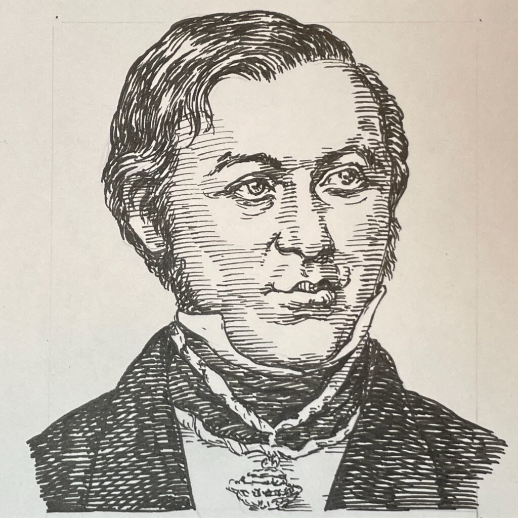 【化学の部屋|ミッチェルリヒ】19世紀に活躍した世界の化学者⑤ - フリーイラストポートレートと歴史の停車場いらすとすてーしょん