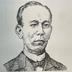 1848-1924を生きた経営者であり実業家。幕府医学所で西洋薬学を学び、その後薬剤師としてキャリアをスタートさせ、民間初の洋風調剤薬局となる資生堂を開業。当時の日本にはなかった医薬分業を唱えた。1897(明治30)年に化粧水「オイデルミン」を発売し、資生堂は日本の化粧品業界で確固たる地位を築いた。日本薬剤師会の第3代会長もつとめている。