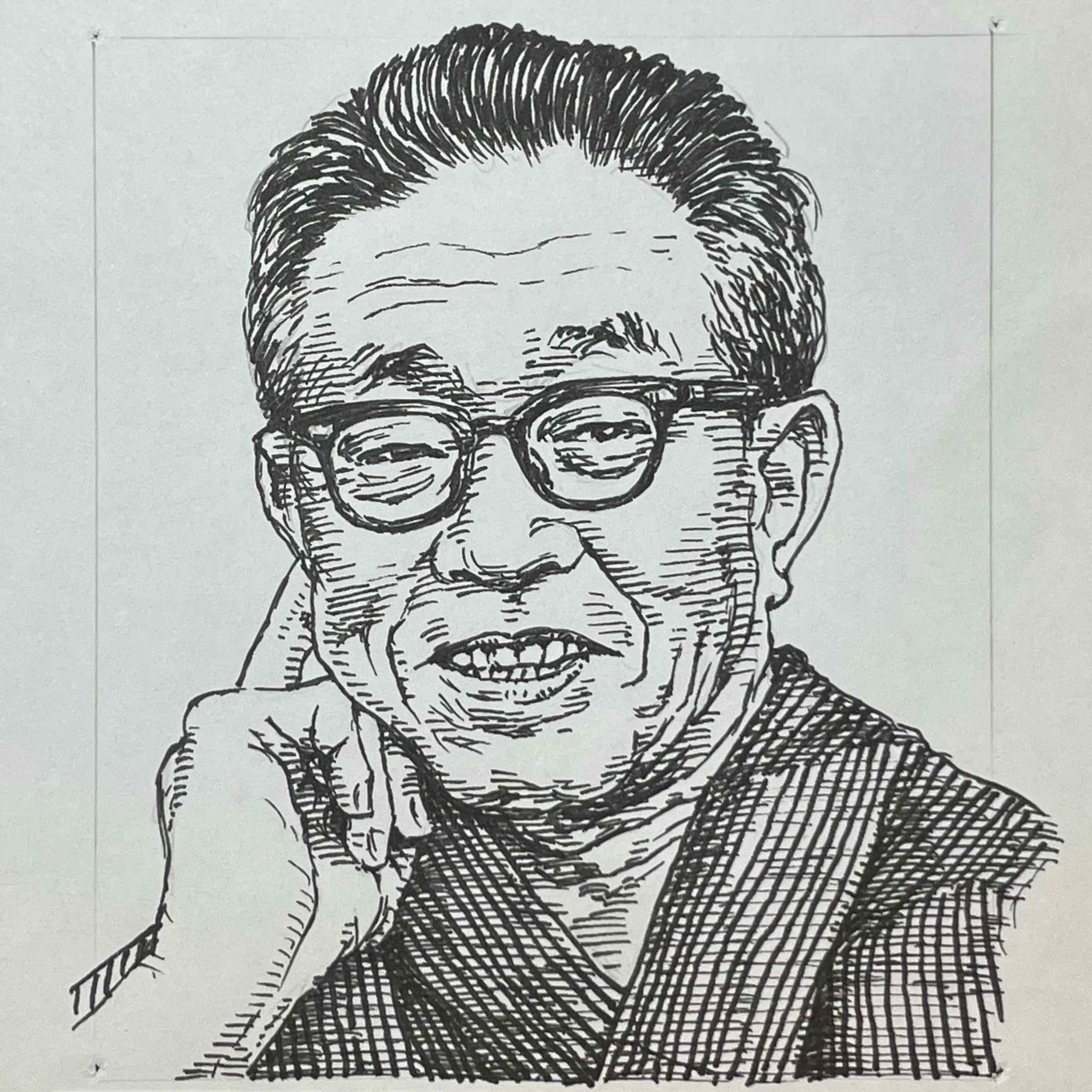1893-1969を生きた小説家であり劇作家。慶應義塾大学で学ぶも中退し、1922(大正11)年に演劇を学ぶために渡仏。帰国後、1934(昭和9)年に長編小説「金色青春譜」で人気をさらう。代表作品の「悦ちゃん」「てんやわんや」や「自由学校」など、ユーモアに富む家庭小説や風俗小説で人気を博した。1937(昭和12)年には、久保田万太郎、岸田國士らと劇団文学座を創立し、演劇界にも多彩な才能を発揮した。