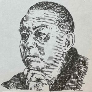 1886-1965を生きた小説家、劇作家であり教育者。東京帝国大学国文科中退後、永井荷風に認められ、反自然主義的な作風で小説を始め、1910(明治43)年に初の短編「刺青」を発表した。その後モダニズムの作品を手掛けた。1923(大正12)年の関東大震災を機に関西に移住し、古典的な日本美に傾倒しながら「痴人の愛(1924)」などの作品を残した。1949年文化勲章を受章。