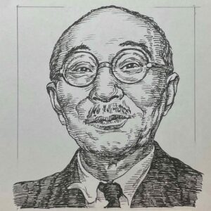 1882-1963を生きた小説家。報知新聞社で記者として働きながら、音楽評論家としても活動。1931(昭和6)年から書き始めた「銭形平次捕物控」は383話におよび、江戸時代を舞台とした捕物帳シリーズとして絶大な人気を博した。また、「あらえびす」のペンネームでクラシック音楽に関する評論を数多く執筆し、当時の音楽シーンに大きな影響を与えた。晩年には故郷の紫波町に蔵書を寄贈し、胡堂文庫を設立。1960年には文化勲章を受章。