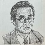 1890-1954を生きた劇作家であり小説家。東京帝国大学でフランス文学を学び、演劇研究のために渡仏する。帰国後、フランスで学んだ演劇観を著した戯曲「チロルの秋」を1924(大正13)年に発表し注目を浴びた。代表作に「牛山ホテル」や小説「暖流」など。1937(昭和12)年には劇団文学座を久保田万太郎らと創設した。詩人の岸田衿子の父でもある。