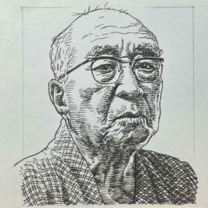 1888-1983を生きた小説家。東京帝国大学で英文科を学び、武者小路実篤、志賀直哉らと白樺を創刊。1915(大正4)年に大阪での芸者との恋愛を経て、結婚について描いた「晩い初恋」などで文壇に登場。戦前に「多情仏心」や「安城家の兄弟」などの作品で高い評価を受ける。1959年には文化勲章を受章。戦後の代表作には「極楽とんぼ」や「五代の民」など。兄に小説家の有島武郎、画家の有島生馬 がいる。