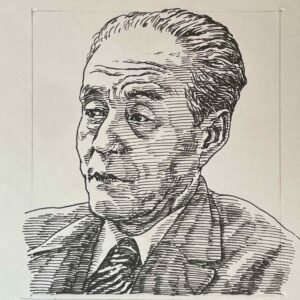 1892-1970を生きた詩人。在学中から「早稲田文学」や三木露風、川路柳虹らの「未来」にもその名を連ねた。1919(大正8)年に初の詩集「砂金」を刊行し、抒情性に富んだ詩風で注目を浴びる。1923(大正12)年にはソルボンヌ大学に留学し、帰国後は早稲田大学文学部教授となる。鈴木三重吉による雑誌児童文芸誌「赤い鳥」に「かなりあ」などの童謡を発表し北原白秋と並ぶ大正期の代表的童謡詩人でもあった。