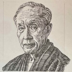 1888-1961を生きた小説家、劇作家、評論家。東京帝国大学で英文科を学び、武者小路実篤に勧められ白樺派に加わり、文壇に登場。戯曲「項羽と劉邦」や小説「青銅の基督」などで注目を浴びる。1923年の関東大震災後、「白樺」の後継誌「不二」を創刊し、文学評論家としても活躍。1960(昭和35)年には自伝「わが心の遍歴」などを残している。