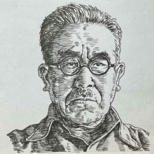 昭和 1888-1964を生きた仏文学者であり随筆家。東京帝国大学で法学を学んだ後、文学研究に転向し、フランスに留学。帰国後、母校のフランス文学講座を担当し、フランス文学を日本に数多く紹介した。門下には小林秀雄など、多くの学者、詩人、評論家を輩出した。父は建築家の辰野金吾。