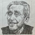 1899-1987を生きた小説家。教員などを経て、1935(昭和10)年37歳時に「佳人」で作家デビュー。1936(昭和11)年に著した「普賢」で翌年第4回芥川賞を受賞し、文壇に確固たる地位を築く。戦後は「焼跡のイエス」「処女懐胎」など、寓意と神話性を帯びた作品を発表し、太宰治・坂口安吾らとともに「無頼派」「新戯作派」として注目を集めたが、その中でも、特に知的で寓意的な作風で異彩を放った。