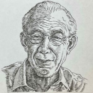 1894-1982を生きた詩人であり英文学者。慶應義塾大学を卒業後、1922(大正11)年に渡英し、オックスフォード大学で英文学を学ぶ。帰国後は慶應義塾大学教授として教鞭を執る傍ら、1933(昭和8)年に詩集「Ambarvalia」を刊行し、日本近代詩におけるモダニズムとシュルレアリスムの先駆者として注目を集める。代表作に「旅人かへらず」「近代の寓話」などがあり、豊かな語感と幻想的なイメージで詩の新境地を切り拓いた。英詩や仏詩の翻訳、詩論・文学評論に大きな足跡を残した一人である。