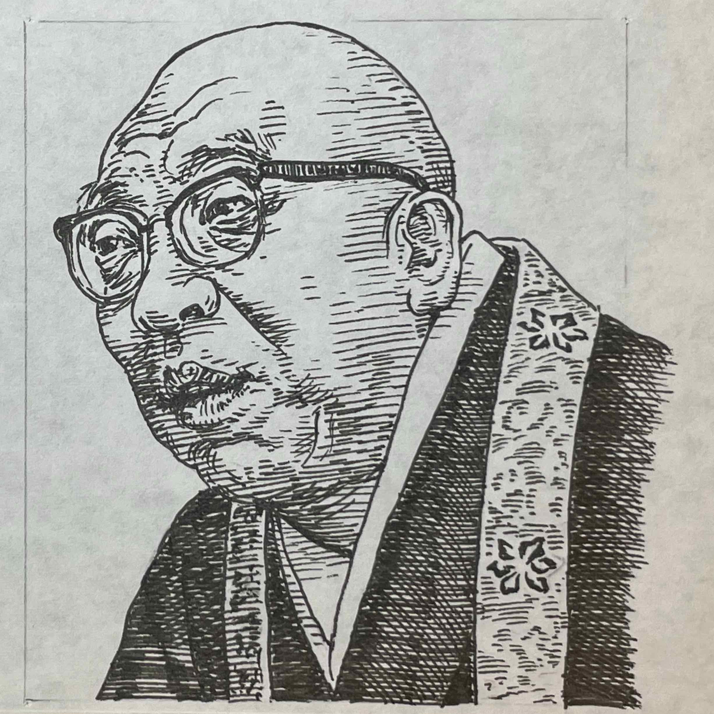 1898-1977を生きた小説家であり僧侶、政治家。兵庫県豊岡中学校を中退後、川端康成と交わり、1923 (大正12)年「新思潮」、そして「文藝時代」に参加する。その後、プロレタリア文学運動に呼応した「文党」を主宰し、新感覚派の作家として注目を集めた。1930(昭和5)年に出家する。戦後も文壇で活躍し、1957(昭和32)年に「お吟さま」で直木賞を受賞。以後「悪名」「春泥尼抄」「河内風土記」など、大阪・河内の庶民文化や人情を描いた「川内もの」の作品で人気を博した。1966(昭和41)年に平泉中尊寺の貫主をつとめ、1968(昭和43)年に参議院議員当選。毒舌和尚としてテレビや週刊誌でも活躍。宗教・文学・政治を横断する異色の文人として昭和文化に独自の足跡を残した。
