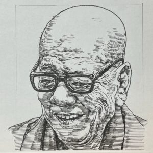 1900-1977を生きた小説家。関西学院普通部卒業後、佐藤春夫に師事し、1923(大正12)年に「一千一秒物語」を発表して文壇に登場。1926(昭和元)年に発表した「星を売る店」で注目を集め、天体や科学文明を題材にした幻想的な作風でモダニズムの先駆者として知られる。戦後は「弥勒」「ヰタ・マキニカリス」など、少年愛や哲学的テーマを扱った作品を発表し、1968(昭和43)年に「少年愛の美学」で第一回日本文学大賞受賞。独自の宇宙論的視点と美学で、その名を刻んだ。