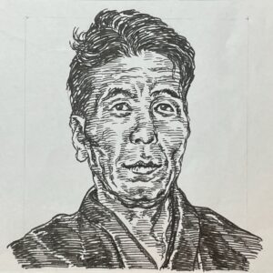 1900-1964を生きた詩人。現在の京都大学を経て、東京帝国大学文学部仏文科卒業後、萩原朔太郎に寄宿し、その後詩誌「詩と詩論」の創刊に携わり、現代詩運動を展開して文壇に登場。1930(昭和5)年に発表した「測量船」で注目を集め、詩人としての地位を確立した。四行詩集「南窗集」は、フランス近代詩や東洋の伝統詩の詩法をミックスし、美的死的幻想世界から生命感あふれる田園世界を著した作品に仕上げた。1934年、堀辰雄、丸山薫と主知的抒情詩の拠点となる第二次「四季」を創刊し、戦前の中心詩人であった。