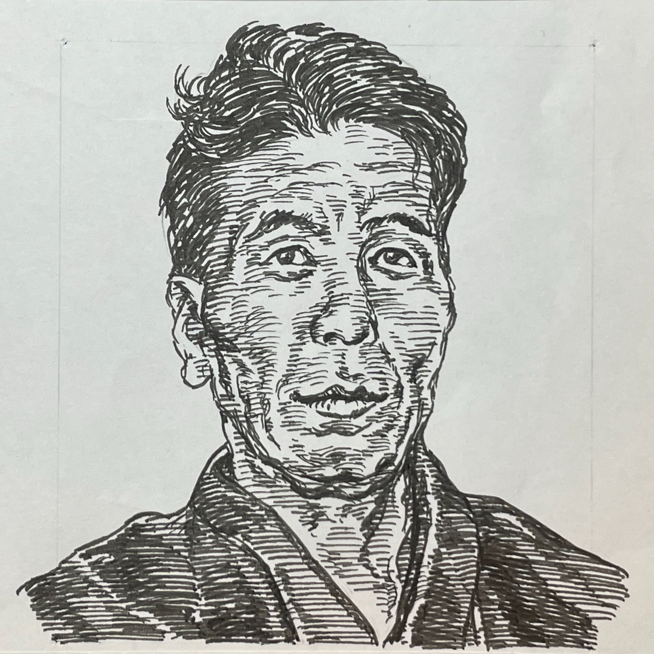 1900-1964を生きた詩人。現在の京都大学を経て、東京帝国大学文学部仏文科卒業後、萩原朔太郎に寄宿し、その後詩誌「詩と詩論」の創刊に携わり、現代詩運動を展開して文壇に登場。1930(昭和5)年に発表した「測量船」で注目を集め、詩人としての地位を確立した。四行詩集「南窗集」は、フランシス近代詩や東洋の伝統詩の詩法をミックスし、美的死的幻想世界から生命感あふれる田園世界を著した作品に仕上げた。1934年、堀辰雄らと主知的抒情詩の拠点となる第二次「四季」を創刊し、戦前の詩壇の中心詩人であった。