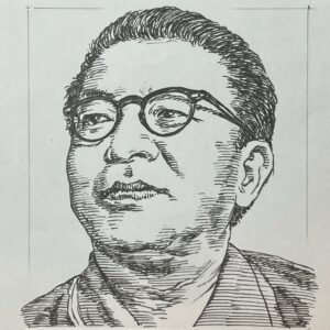1901-1977を生きた劇作家であり演出家、そして画家でもある。東京帝国大学哲学科を中退後、ベルリンに遊学し、コラージュによる「あるユダヤ人の少女像」や「美しき少女に捧ぐ」などを制作する。1923(大正12)年に帰国後に前衛美術団体マヴォを結成。意識的構成主義を主張して、美術・演劇・舞踊に魅せられた作品を発表した。その後、プロレタリア演劇運動に参加し、「暴力団記」などの戯曲を発表。戦後は、新協劇団の再建や、東京芸術座の創立に関わり、演劇界に大きな影響を与えた。妻の村山籌子の童話につけた童画作家としてもその名を刻んだ。