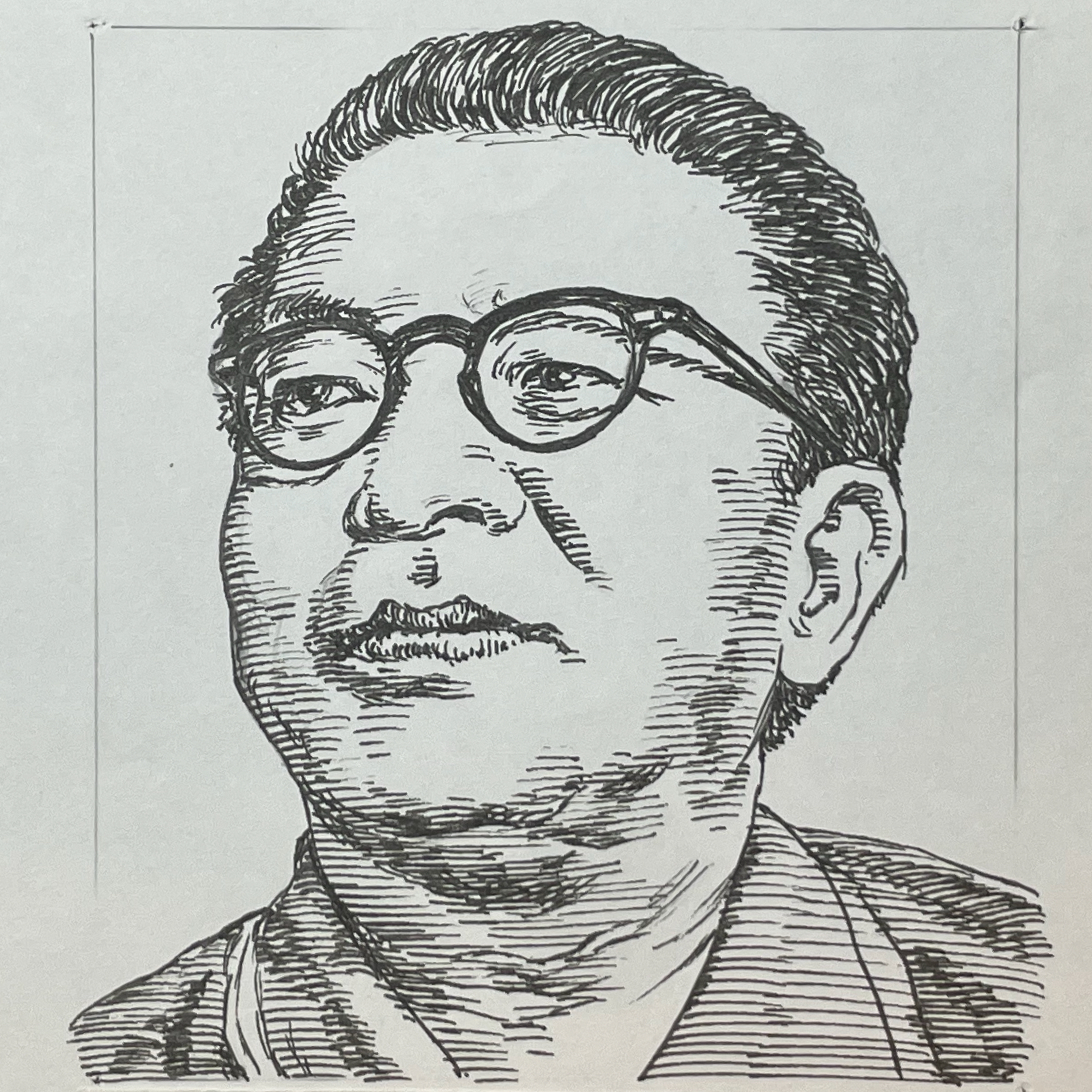 1901-1977を生きた劇作家であり演出家、そして画家でもある。東京帝国大学哲学科を中退後、ベルリンに遊学し、コラージュによる「あるユダヤ人の少女像」や「美しき少女に捧ぐ」などを制作する。1923(大正12)年に帰国後に前衛美術団体マヴォを結成。意識的構成主義を主張して、美術・演劇・舞踊に魅せられた作品を発表した。その後、プロレタリア演劇運動に参加し、「暴力団記」などの戯曲を発表。戦後は、新協劇団の再建や、東京芸術座の創立に関わり、演劇界に大きな影響を与えた。妻の村山籌子の童話につけた童画作家としてもその名を刻んだ。
