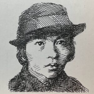 1907-1937を生きた詩人。幼少期から文学に親しみ、ランボーやベルレーヌのフランス象徴派の影響を受けて詩作を始める。1925年に上京し、小林秀雄らと交流。1934(昭和9)年に第一詩集「山羊の歌」で、人生の哀愁や孤独描いた作品で刊行し、詩壇にその名を刻んだ。第二詩集「在りし日の歌(1938年)」の編纂直後の1937年に結核性脳膜炎で早世。