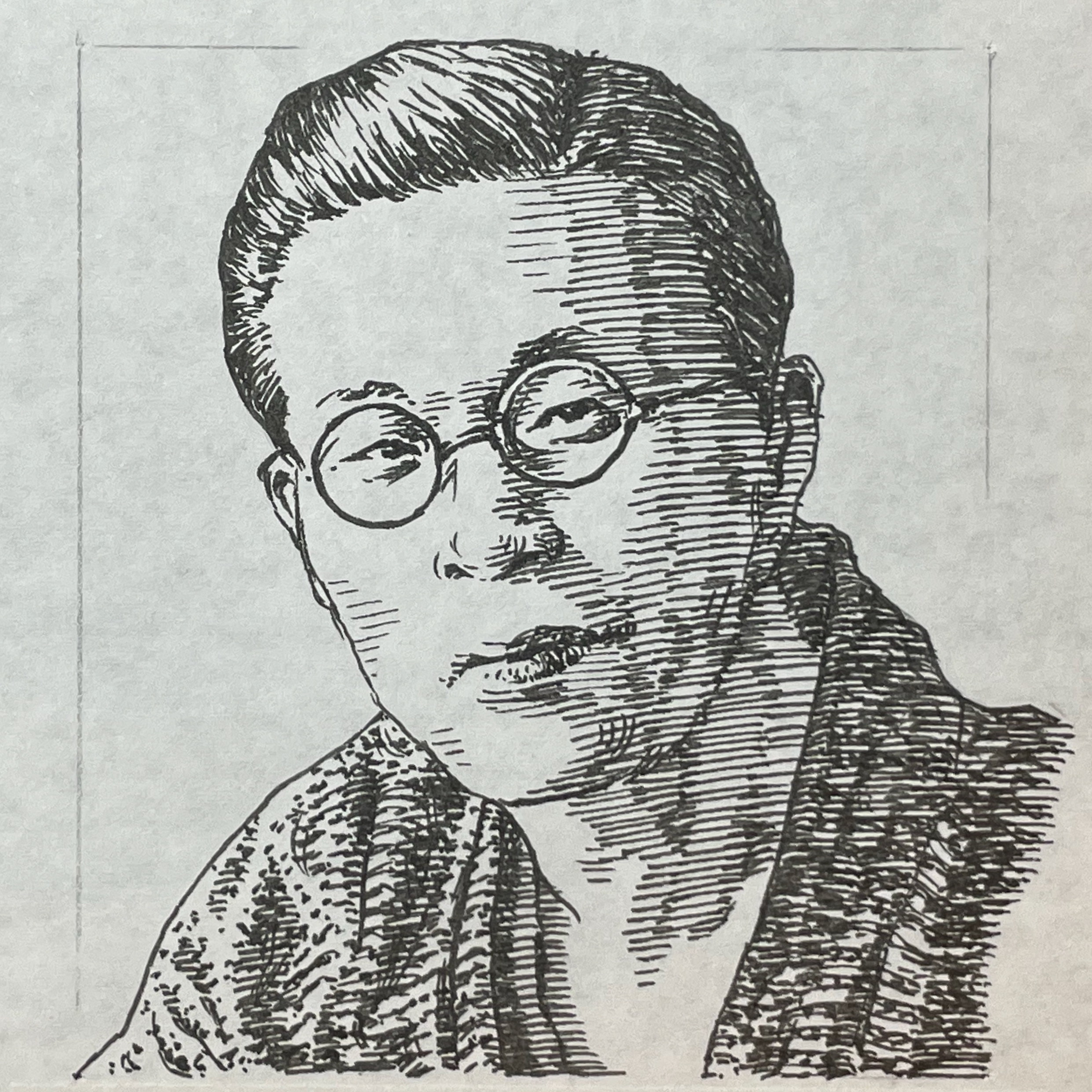1903-1975を生きた小説家。幸徳秋水などに傾倒し、東京帝国大学法学部在学中に、プロレタリア文学運動に参加。1926(昭和2)年に小説「林檎」を発表し文壇に登場。1933(昭和8)年に、川端康成、小林秀雄らと共に「文学界」を創刊。戦後は「息子の青春(1950)」などの中間小説をかき,「大東亜戦争肯定論」で話題をよんだ。本名は後藤寿夫。
