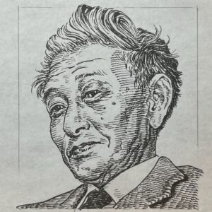 1902-1983を生きた文芸評論家であり作家。東京帝国大学文学部仏文科在籍中に、フランス象徴派を基盤とした文学批評を開始し、卒業後の1929(昭和4)年に懸賞評論に「様々なる意匠」を発表し文壇に登場。1933(昭和8)年には文学界を創刊に携わり、1935(昭和10)年「私小説論」で私小説を批判し、文芸評論家としての地位を確立した。戦中に「無常といふ事」や戦後の「モオツァルト」を発表後、思想家としてその存在を高め、晩年は「本居宣長」といった学問論を展開し保守文化人としても知られた。日本芸術院賞、読売文学賞、野間文芸賞など数々の賞を受賞し、1967(昭和42)年に文化勲章を受章。