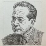 1920-2015を生きた小説家。東京帝国大学文学部国文科卒業後、海軍に入り通信諜報の仕事に携わり復員する。その後、志賀直哉に師事し、1946(昭和21)年に中国から復員してきたときの体験を著した「年年歳歳」で文壇に登場。その後、1952(昭和27)年に初めての長編小説「春の城」で読売文学賞を受賞し、作家としての地位を確立。また、戦時下の軍隊生活での青春を描いた「雲の墓標(1956)」などは、第1・2次戦後派の作家とは異なった高い評価を受け、遠藤周作や近藤啓太郎らとともに「第三の新人」とも称される。また、汽車をはじめ乗り物好きで知られ、それを題材とした絵本「きかんしゃやえもん(1959)」の作者でもある。伝記物、戦記物としては、海軍提督三部作となる「山本五十六」、「米内光政」「井上成美」などを著した。1999(平成11)年に文化勲章を受章。
