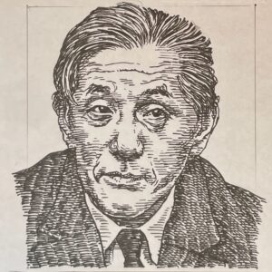 1914-2006を生きた劇作家。東京帝国大学英文科在学中に中野好夫に師事し、シェイクスピア研究に傾倒。大学院に進み、第二次世界大戦中に日本の民話を素材にした戯曲を書き、戦後に「彦市ばなし(1946)」「夕鶴(1949)」などを発表し、木下民話劇として注目を集めた。その後、ゾルゲ事件の尾崎秀実をモデルにした「オットーと呼ばれる日本人(1962)」など、鋭い視点で思想と現実を表現し、戦後演劇界を代表する存在となる。民話劇から歴史劇、思想劇まで幅広いジャンルを手掛け、常に日本の演劇の可能性を追求し、日本人の心と社会に深く問いかけ続けた文学家であった。