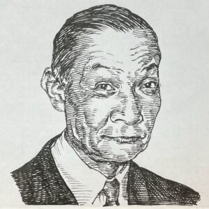 1912-1977を生きた文芸評論家であり小説家。 外交官であった父(後の首相)の影響で、外国で少年期を過ごし、その後ケンブリッジ大学に進学するも中退。帰国後、1935(昭和10)年にエドガー・アラン・ポーの、そしてフランス文学、英文学の翻訳や評論活動を開始し文壇に登場。戦後は、「英国の文学(1949)」「シェイクスピア(1952)」を発表した。その筆は、ヨーロッパ文学の素養を活かした知的で洒脱な文体で、戦後日本の独特な文学論，文明論を数多く残した。元首相の吉田茂の長男。