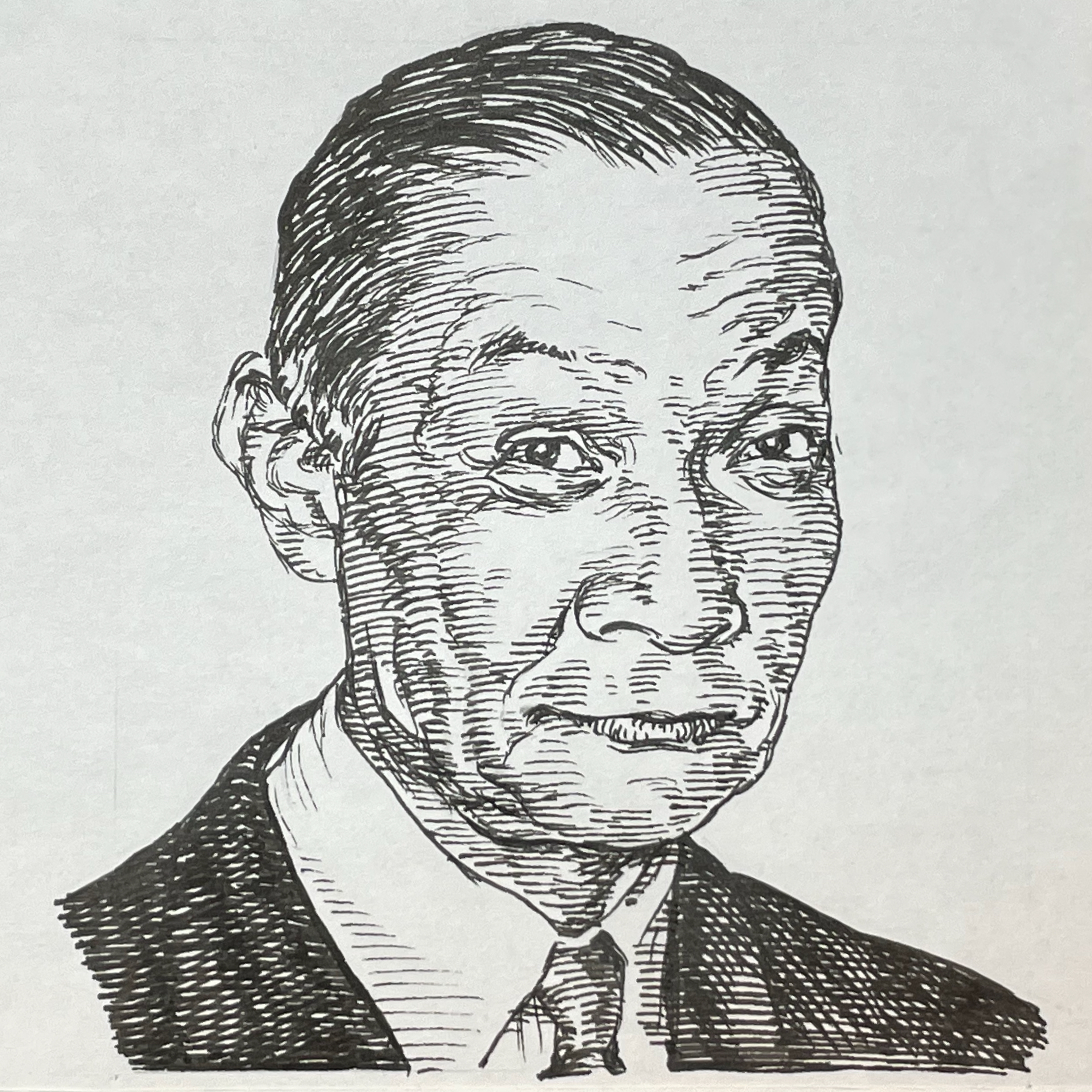 1912-1977を生きた文芸評論家であり小説家。 外交官であった父(後の首相)の影響で、外国で少年期を過ごし、その後ケンブリッジ大学に進学するも中退。帰国後、1935(昭和10)年にエドガー・アラン・ポーの、そしてフランス文学、英文学の翻訳や評論活動を開始し文壇に登場。戦後は、「英国の文学(1949)」「シェイクスピア(1952)」を発表した。その筆は、ヨーロッパ文学の素養を活かした知的で洒脱な文体で、戦後日本の独特な文学論,文明論を数多く残した。元首相の吉田茂の長男。