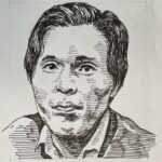 1913-1947を生きた小説家。第三高等学校在学中、文学作品を手がけ始め、退学後の1938(昭和13)年に発表した「雨」で文壇に注目される。翌年「俗臭」が芥川賞候補となり、その翌年の1940年に著した「夫婦善哉」で新進作家としての地位を確立した。太宰治、坂口安吾、石川淳らとともに無頼派の人気作家として活躍。「オダサク」の愛称で親しまれ、「青春の逆説(1941)」「天衣無縫(1942)」など、大阪庶民の人間味あふれる姿を描いた作品は高い人気を誇った。戦後も数々の作品で、その流行は止まなかったが、結核が悪化し、大喀血して1947(昭和22)年に35歳で早世。短い生涯ながら、戦中・戦後の混乱期における人々の姿を鮮やかに描き出し、日本の大衆文学に多大な影響を与えた。