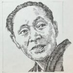 1904-1967を生きた小説家。明治大学商学部を卒業後、舟橋聖一らが結成した劇団心座の一員となり、新劇運動に参加。父の影響を受け、武道の天才児をモデルに、1942(昭和17)年に発表した「姿三四郎」が大ヒットし、流行作家となる。戦後は「刺青(1947)」「面(1948)」で直木賞を受賞。時代物から現代物まで数多く作品を手がけ、映画やドラマ化された。父は、講道館四天王のひとり富田常次郎。