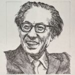 1918-1998を生きた小説家。慶應義塾大学文学部仏文科卒業後、戦時中の中国上海に渡り、武田泰淳らと交わる。敗戦後も現地に留用され、中国国民党宣伝部で徴用された経験を持つ。帰国後、作家活動を開始し、1951(昭和26)年に「広場の孤独」「漢奸」で第26回芥川賞を受賞。第2次戦後派作家と称される。戦後日本の歴史と国際社会を鋭く見つめる視点を持ち、南京事件を中国人の視点から歴史と人間存在の本質を問う戦後文学「時間(1953)」や、画家ゴヤの生涯を描いた「ゴヤ(1973~76)」、古典を現代に読み解く長編エッセイとなる「方丈記私記(1970)」など、歴史・思想・文化を横断する作品を多数発表した。