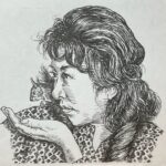 1929-2011を生きた詩人であり童話作家。東京芸術大学油絵科卒業後、画家を志すも、夫となる谷川俊太郎の影響により、茨木のり子の主宰した詩誌「櫂」の同人となり詩作に転向し「忘れた秋(1955)」を発表した後に離婚。その後、芸大同級生の中谷千代子とのコンビで絵本にも関わり、「かばくん(1962)」を発表した。詩人の田村隆一と結婚離婚後に発表した「かえってきたきつね(1973)」も代表作の一つ。また「アルプスの少女ハイジ」「フランダースの犬」「赤毛のアン」など、テレビアニメの主題歌作詞でも知られ、優しく詩情豊かなことばのリズムで子どもたちの心を捉えた。父は、劇作家岸田国士。