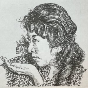 1929-2011を生きた詩人であり童話作家。東京芸術大学油絵科卒業後、画家を志すも、夫となる谷川俊太郎の影響により、茨木のり子の主宰した詩誌「櫂」の同人となり詩作に転向し「忘れた秋(1955)」を発表した後に離婚。その後、芸大同級生の中谷千代子とのコンビで絵本にも関わり、「かばくん(1962)」を発表した。詩人の田村隆一と結婚離婚後に発表した「かえってきたきつね(1973)」も代表作の一つ。また「アルプスの少女ハイジ」「フランダースの犬」「赤毛のアン」など、テレビアニメの主題歌作詞でも知られ、優しく詩情豊かなことばのリズムで子どもたちの心を捉えた。父は、劇作家岸田国士。