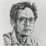 1915-1965を生きた小説家。旧制第五高等学校を経て、1940（昭和15）年に東京帝国大学文学部国文科卒業。戦時中は海軍暗号兵として九州の陸上基地を転々とし敗戦を迎える。この体験をもとに、1946年に発表した「桜島」が高く評価され、文壇に登場し野間宏や椎名麟三とともに第一次戦後派の代表的作家と称された。その後「ボロ家の春秋(1954)」で直木賞を受賞など、人間心理の暗闘を戯画的に描く市井小説が注目され、洒脱なユーモアと日常性を重視した作風で安岡章太郎などの「第三の新人」の橋渡しや先駆者などとも目された。